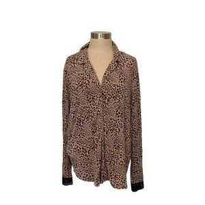 Victoria’s Secret leopard print pajama top